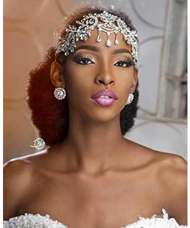 BELLAWOO Vintage Crystal Bride Tiara - Rhinestone Wedding Headband - Buy Online on GoSupps.com