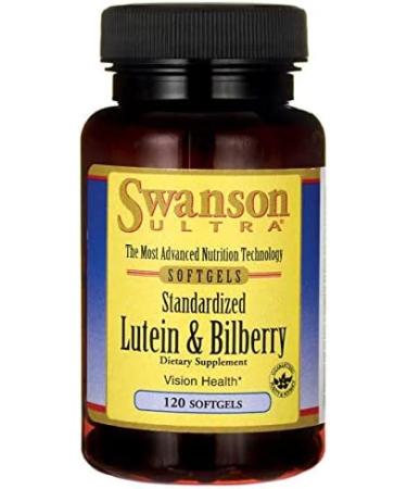 Swanson Lutein & Bilberry 120 Softgels | Eye Health Support Supplement - Buy Online on GoSupps.com