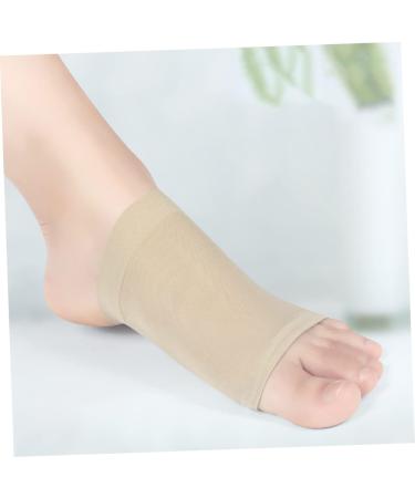 Healifty Foot Pad Massager with Arch Supports | Plantar Fasciitis Relief | Elastic Foot Insoles for Men | Khaki, 11.5X7.7X1.5cm - Buy Online on GoSupps.com