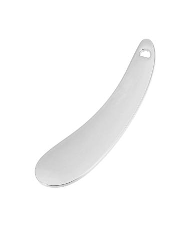 VOCOSTE Mini Makeup Spatula Set - 4 Pcs Eye Cream Massage Sticks & Beauty Scoops - Zinc Alloy Moon Shape for Facial Cream - Silver Tone - Buy Online on GoSupps.com