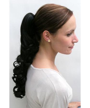 Buy WIG ME UP NC-19-2 Black Curly Hairpiece/Braid - 45 cm | International Shipping Available - Buy Online on GoSupps.com