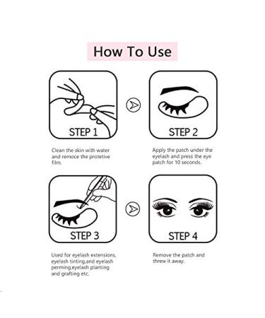 Florica 50 Pair Lint-Free Eye Pads for Eyelash Extensions - Hydrogel Gel Patches & Eye Masks (Purple) - Buy Online on GoSupps.com
