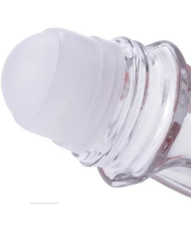 2PCS 50ml/1.7oz Empty Refillable Clear Glass Roll-on Deodorant Bottle with Plastic Roller Ball Essential Oils Roller Bottles Cosmetic Container Vial Jar Holder for Aromatherapy Oil Perfume - Buy Online on GoSupps.com