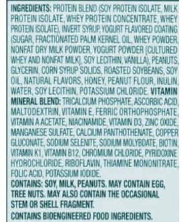 Gluten Free Honey Peanut Yogurt Protein Bars 15g Protein Energy Boost Workout Snack Essential Vitamins Minerals Nutrient Breakfast Food Elevation 10.5oz Box - Buy Online on GoSupps.com