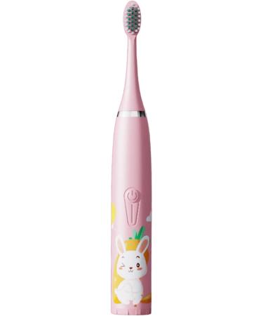 Electric Toothbrush for Toddlers - Cute Pink Bunny Soft Bristles Waterproof IP7 Battery-Operated - Buy Online on GoSupps.com