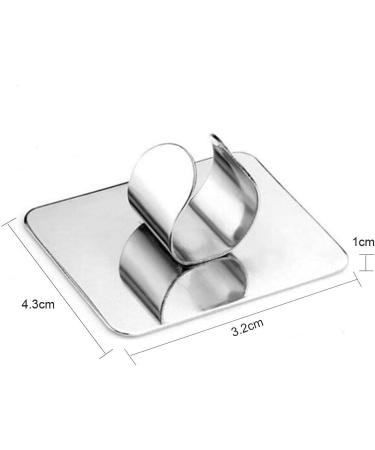 Tumnea Nail Mixed Palette - Stainless Steel Ring Manicure Tool | Eyeshadow Color Mixing Palette for Nail Polish & Foundation - Buy Online on GoSupps.com