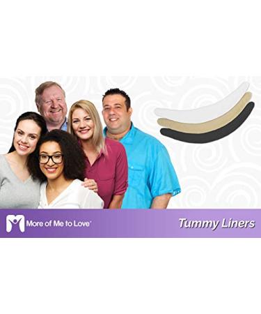 Shop More of Me to Love Bamboo Belly Pad - Pack of 3 (Black White Beige) | XXL Comfort & Style for Every Body | International Shipping Available - Buy Online on GoSupps.com