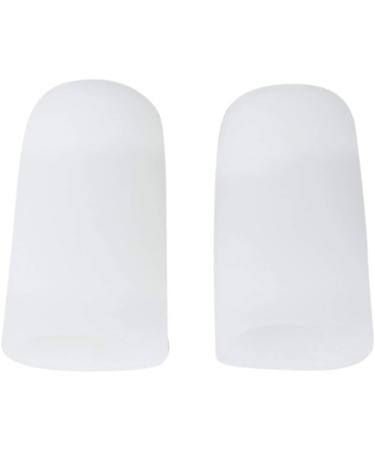 Pedimend Gel Toe Caps for Adult Big Toes/Small Toe White Best Gel Toe Caps Comfortable Soft Material Protectors - Helps Relieve Corn Pain Blisters Calluses - 10 Pieces SMALL TOE 5 Pair - Buy Online on GoSupps.com
