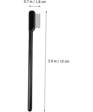 HAPINARY 1 Set Eyelash Comb Lash Tool Grooming Tool Eyelash Beauty Comb Metal Mascara Comb Make up Kit Eyebrow Brush Makeup Tool Makeup Brush Cloth Bag Woman Steel Needle - Buy Online on GoSupps.com