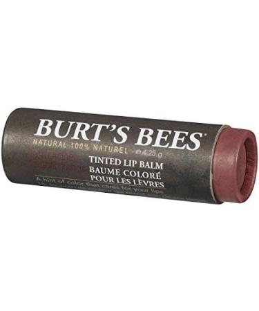 Burt's Bees Red Dahlia Tinted Lip Balm with Shea Butter & Botanical Waxes - 100% Natural, 4.25g Tube (Pack of 1) - Buy Online on GoSupps.com