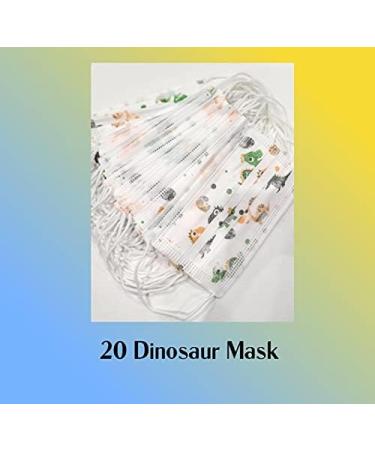 Health Kit 4 Kids - Dinosaur Blue | Disposable Masks Mask Holder & Wristband Sanitizer for Back to School | International Shipping Available - Buy Online on GoSupps.com