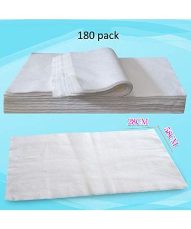 180 Pack Disposable Hair Towels - Large Absorbent 23x11 inch Salon Towels - One Time Use Hair Drying Towel - Tough and Soft - Buy Online on GoSupps.com