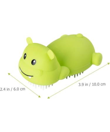 Frcolor 5pc Silicone Shampoo Brush & Scalp Massager - Child-Friendly Scalp Peeling Comb for Gentle Washing - Buy Online on GoSupps.com