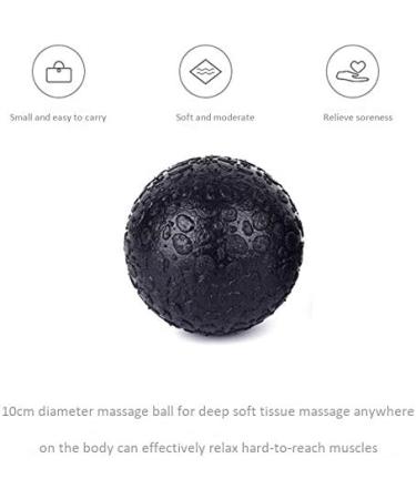 Spactz High Density Massage Ball - 10cm Lightweight Fitness Ball for Myofascial Release & Deep Tissue Therapy | International Shipping - Buy Online on GoSupps.com