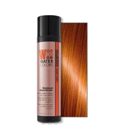 Watercolors Color Depositing Sulfate-Free Shampoo  Maintains & Enhances Haircolor  Water Colors Hair Dye Maintenance Wash (CLASSIC LIQUID COPPER 8.5 Fl Oz)