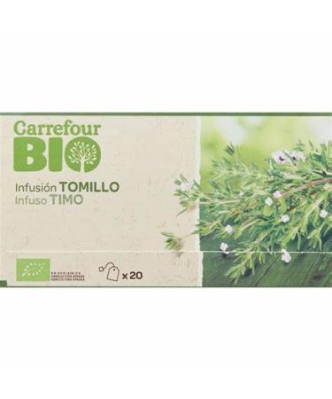 Carrefour Infusion romarine + infusion thyme 20 sachets of rosemary + 20 sachets of thmiantee 60gr