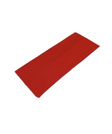 WESTEND CHOICE 9cm Wide Headbands Soft Head Band Plain Stretchy Unisex Kylie headband Bandeau Headbands for Women & Men Gym Yoga Hair Band (Red) - Buy Online on GoSupps.com