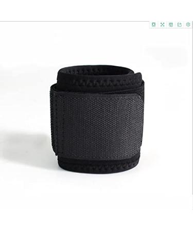 Shop Neoprene Carpal Tunnel Wrist Brace - Anti-Sprain Protection for Basketball | 1 Pair Elastic Compression Strap in Black - Buy Online on GoSupps.com