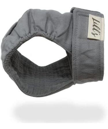 Shop Lills Fuse Pants - Flexible Closure Washable Organic Cotton Extra Absorbent XS to XXL Stone Gray - Buy Online on GoSupps.com