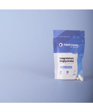 My Basics Magnesium Bisclycinate + Taurine - Stress and Fatigue - 60 Vegetable Capsules - 1 Month of Treatment Performs - Buy Online on GoSupps.com
