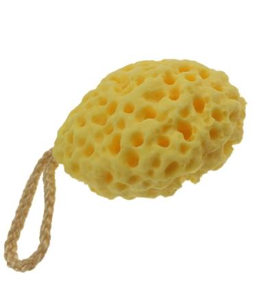 Bath Sponges for Adults Bath Sponge Mesh Pouf Bath Sponge Foam Loofah Sponge (Size : Yellow)