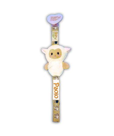 Zigozago Plush Sheep Pacifier Chain | Secure & Stylish Baby Accessory - International Shipping Available - Buy Online on GoSupps.com