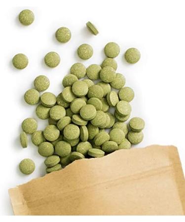 Organic Wheatgrass Tablets 500mg | Terra Elements | Vegan Raw Rich in Vitamin A | 240 pcs - Buy Online on GoSupps.com