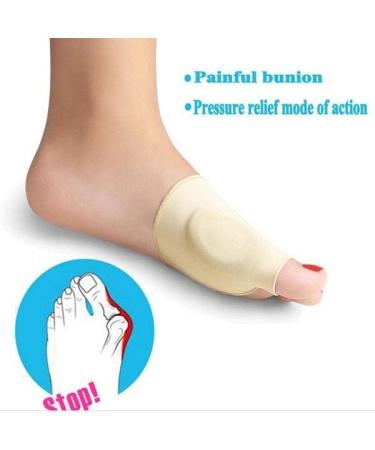 Barenx Women's Gel Bunion Orthotics Protector Sleeves - Hallux Valgus Toe Corrector | Comfortable Pain Relief for Bunions | Toe Alignment Support - Buy Online on GoSupps.com