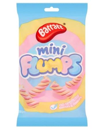 3 x Barratt Mini Flumps 150G Delicious Tasty And Twisty Treat Gift Hamper For Birthday Christmas Easter Sold By Kidzbuzz