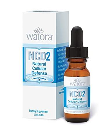 NCD 2 (Natural Cellular Defense) Activated Liquid Zeolite Drops, Waiora, Natural Body Cleanse and Immune System Support, Promotes pH Balance, Gut Health, Healthy Inflammatory Response