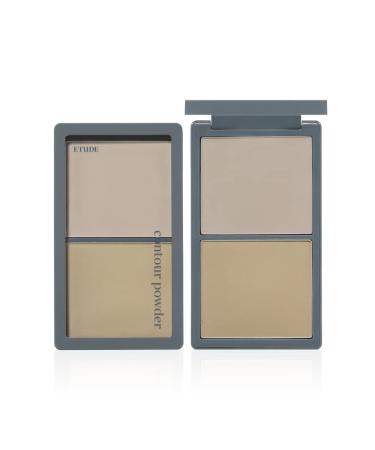 ETUDE Contour Powder 03 Re-illumination| | Bronzer And Contour Palette To Effortlessly Define The Face Like A Selfie | Smooth, Velety Texture | Natural Look