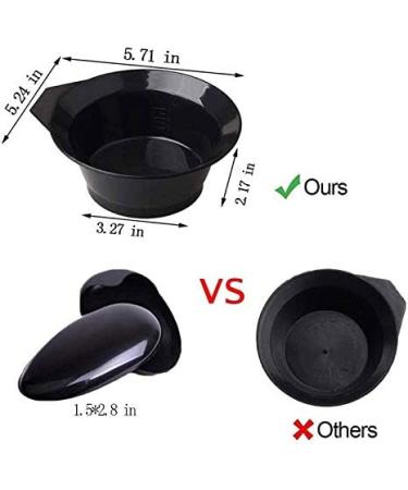 Obahdirry Hair Dyeing Tool Set Disposable Earmuffs Shawl Shower Cap Alligator Clip Baked Oil Bowl Comb Brush Hair Dyeing Gloves - Buy Online on GoSupps.com