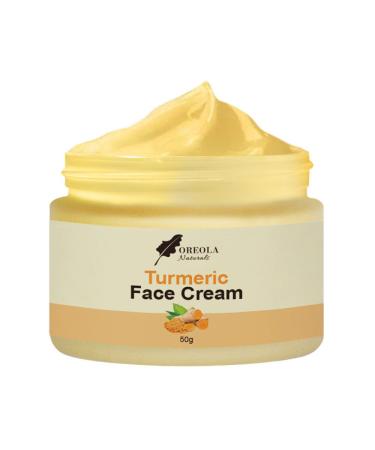 Turmeric Face Cream Moisturizing Glowing and Hydrating (50g) Ideal For All Skin Types by Oreola Naturals