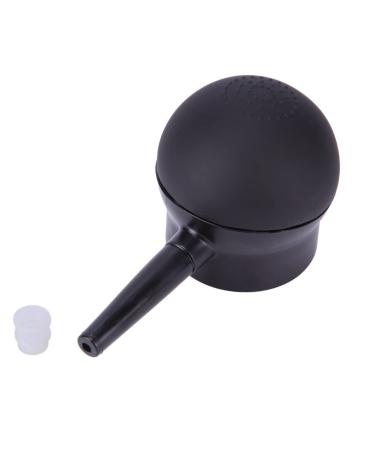 DRESSOOS 4 Pcs Silicone Nozzle Spray Application Atomizador Natural Hair Spray Fiber Sprayer Black
