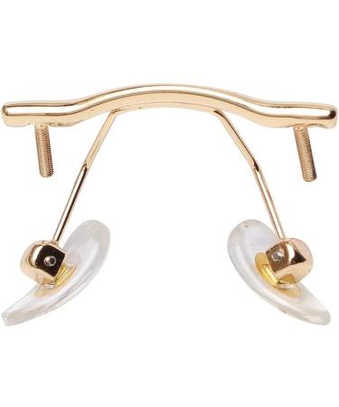 CASOTA Replacement Eyeglass Nose Pad Holder Nose Bridge Nose Bridge Replacement for Rimless Glasses Eyeglass Repair Accessories for Adults -Gold