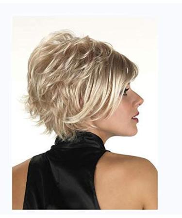 Blonde Pixie Wig - Short Curly Synthetic Wigs for Women | Heat-Resistant Fashion Wig with Pony Hairstyle + Wig Cap - International Shipping Available - Buy Online on GoSupps.com