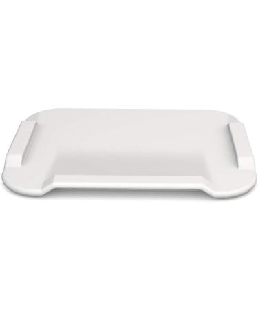 Ornamin Non-Slip Board 22x17 cm White Melamine | Food Preparation Aid - Model 900 + 960 | Cutting Board Eating Aid - Buy Online on GoSupps.com