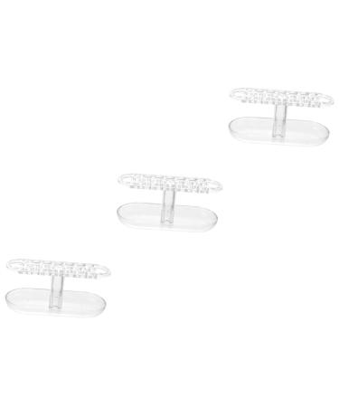 FOMIYES 3pcs Silicone Containers Makeup Brush Stand Holder Eyebrow Pencil Supply Dryer Cosmetic Rack Paint