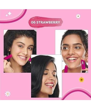Strawberry Tinted Lip Balm - Hydrating 4.5g Formula with Castor Oil & UV Protection | Shop Internationally - Buy Online on GoSupps.com