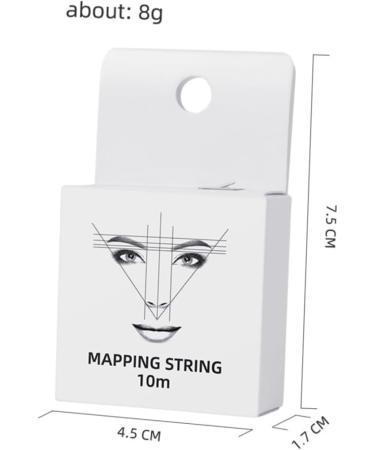 Balacoo 2pcs Ink Eyebrow Powder Kit Microblading Accessories Convenient Eyebrow Ruler Cosmetic - Buy Online on GoSupps.com