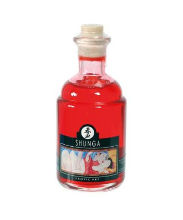 Shunga Aphrodisiac Oil, Cherry, 3.5-Ounce Bottle Cherry 100 Ml