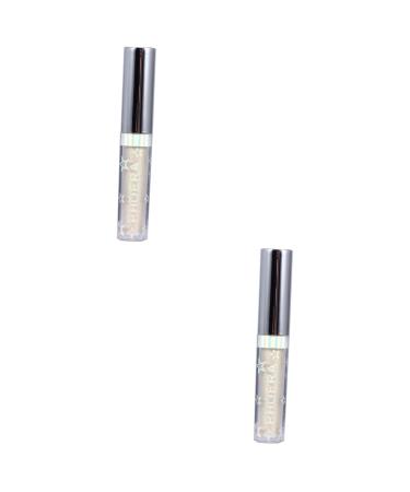 HAPINARY 2pcs Pearlescent Eyeshadow Makeup Eyeshadow Glitter Eye Shadow Sparkling Eyeliner Glow Golden