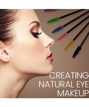 GreenLife 50 PCS Multicolor Disposable Eyelash Brush Mascara Wands Applicator (Black-Rose) - Buy Online on GoSupps.com