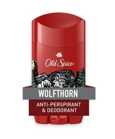 Old Spice Wild Collection Wolfthorn Deodorant 2.6 Ounce (Pack of 2) - Long-lasting Protection - Buy Online on GoSupps.com