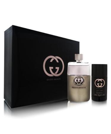 Gucci Guilty Pour Homme Cologne Gift Set for Men 3 oz Eau De Toilette Spray