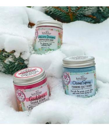 Bella & Bear Ocean Spray Body Scrub - Travel Size - Vegan 3.4oz (3.4 oz) (3.4 oz) 3.4 Ounce (Pack of 1) - Buy Online on GoSupps.com