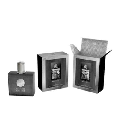 VICTORIOUS HEROES NOIR Men's 3.0 oz EDT Cologne Pour Homme
