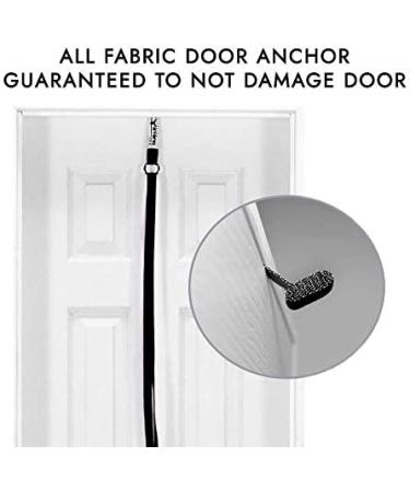 Stunt Stand Door Flexibility & Stretching Leg Strap - Ideal for Cheer, Dance, Gymnastics - Free How-to-Use Links - Black - Buy Online on GoSupps.com