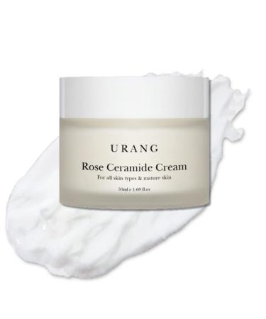 URANG Rose Ceramide Cream | Organic Natural Anti-Aging | Deep Ceramide Moisturizer | Natural Skincare For Oily  Dry  Sensitive  & Mature Skin | 1.69 oz - Buy Online on GoSupps.com