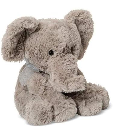 Elephant Teddy Bear Soft Toy - Plush Baby Gift for Christenings, Showers, Birthdays, and Christmas - Grey - Buy Online on GoSupps.com